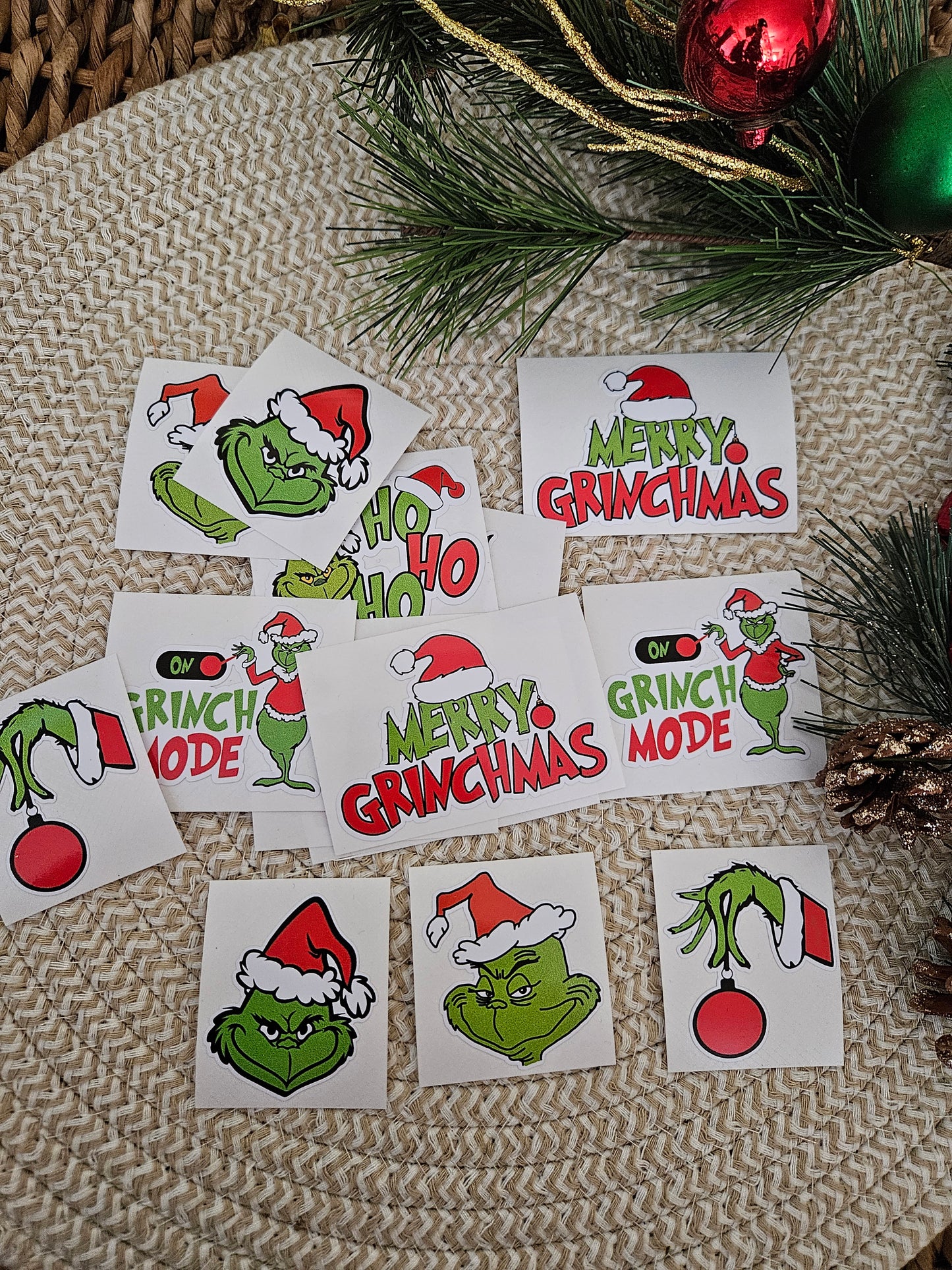 Green Anti Holiday Club Vinyl decal-Christmas Character Vinyl decal-Grinchmas Vinyl decal-Grinch Christmas Decal-Grinch Vibes decal