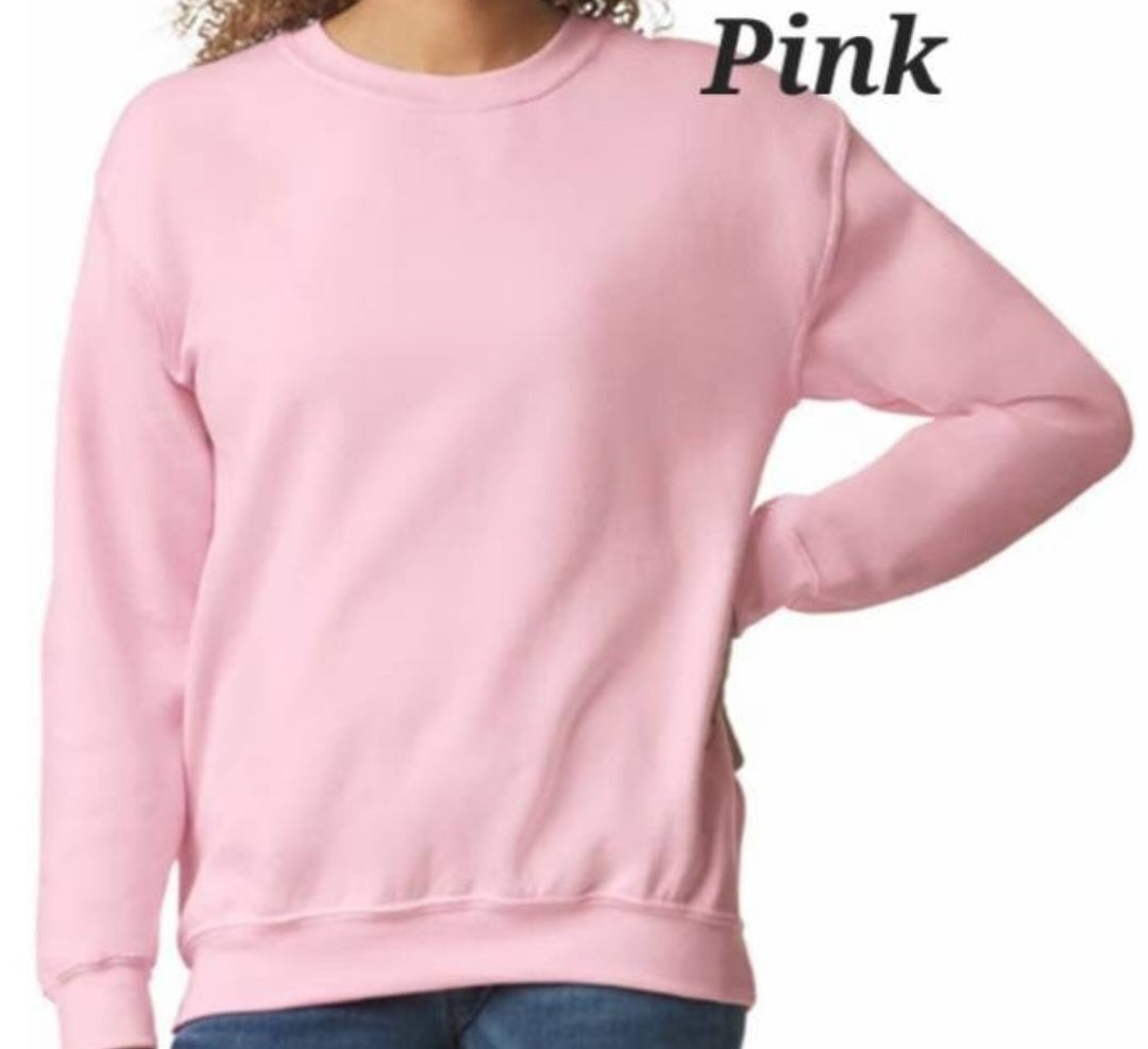 Cafecito y Chisme Fleece Crewneck-Pink Coffee Latte Sweatshirt-Cafecito Fleece