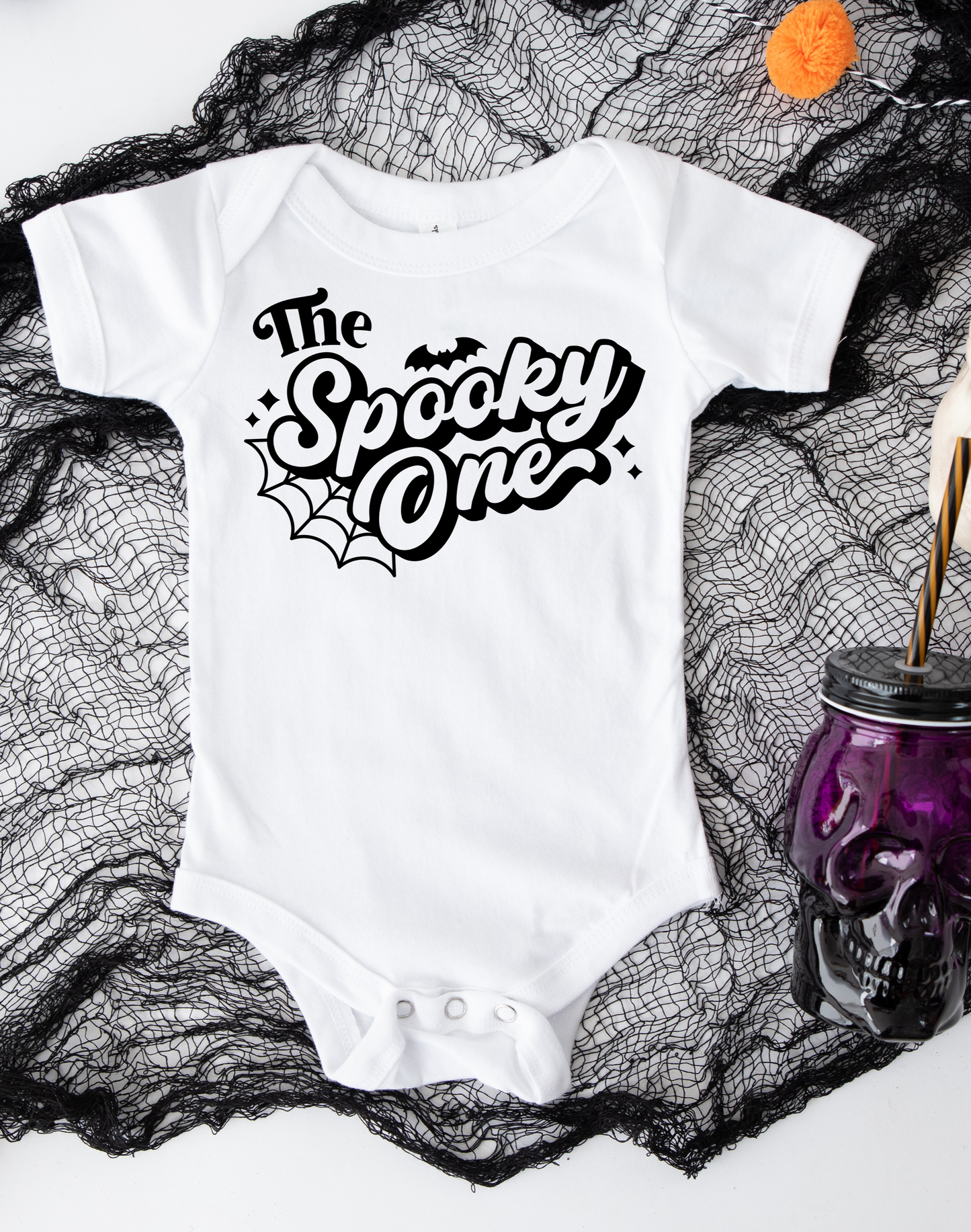 The Spooky One Halloween Birthday Onesie-Halloween One Onesie