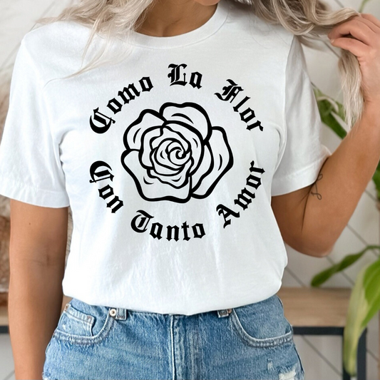 Como la Flor Shirt-Selena Como La Flor Tee-Selena Quintanilla shirt-Latina Shirt-Mexican shirt