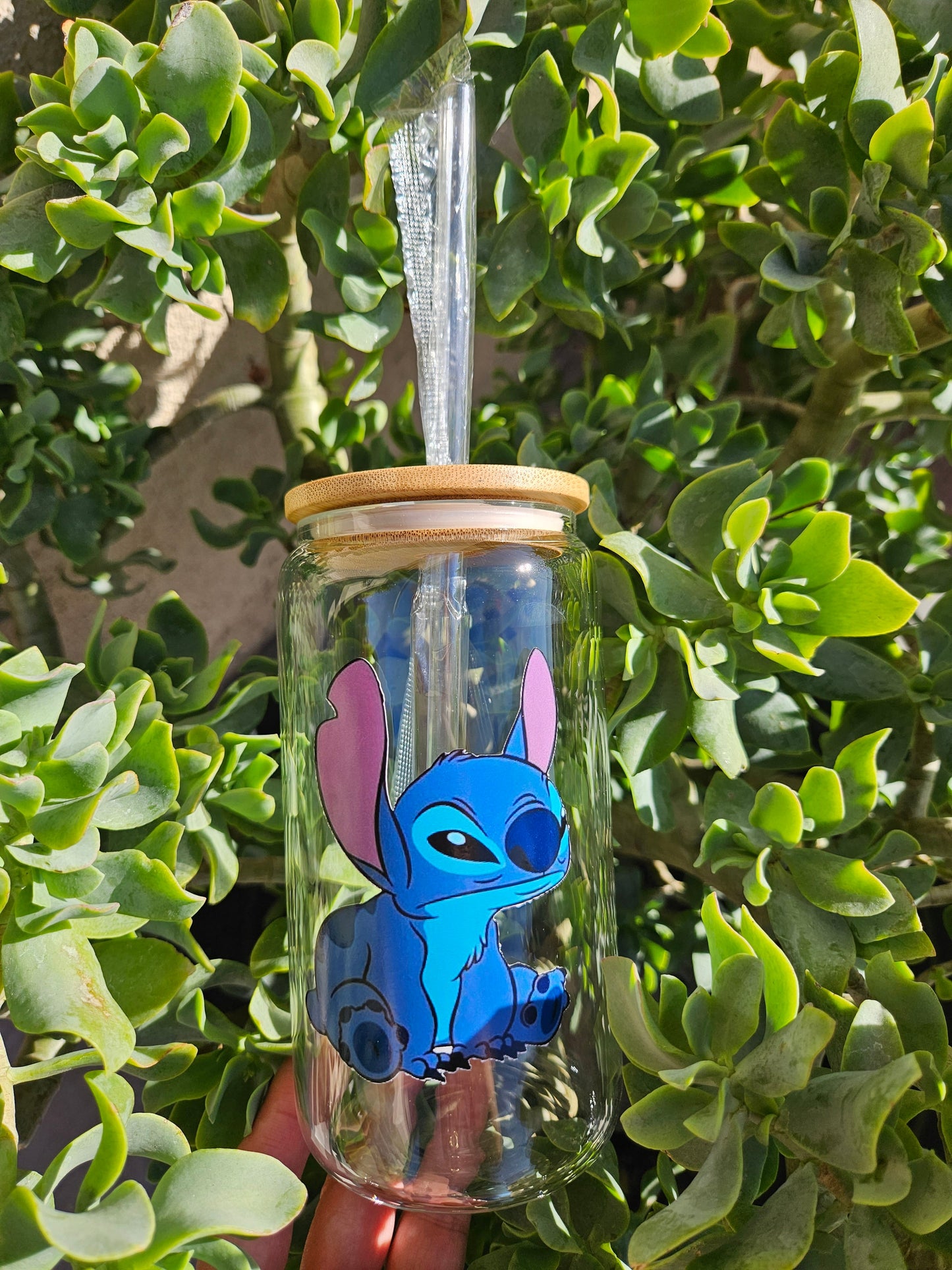 Stitch and Angel Glass can-Angel Stitch libbey glass-Angel Drinkware-Stitch drinkware-Stitch Angel Glass-Stitch glass