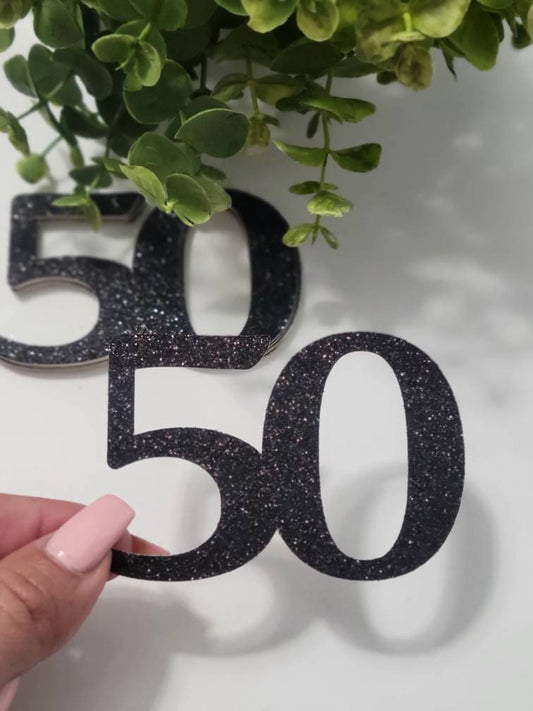 50th birthday confetti-age 50 table confetti-50 confetti-age glitter confetti-50 diy cupcake toppers-age cupcake toppers-50 confetti-50