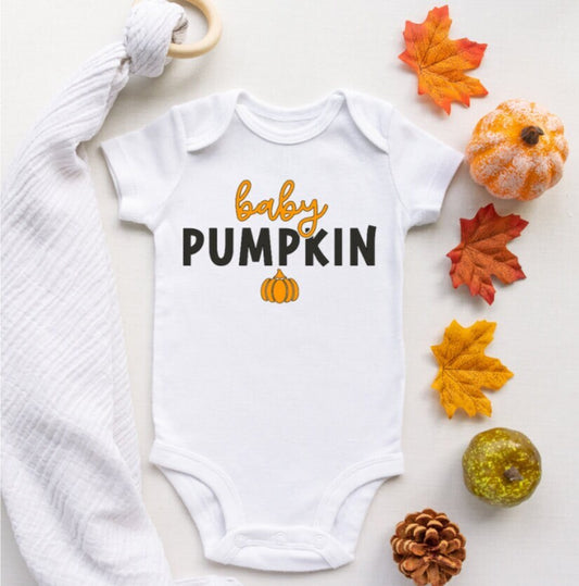 Cute Baby Pumpkin Onesie-Baby Pumpkin boy girl Onesie-Thanksgiving Holiday Pumpkin Onesie-Pumpkin Baby Onesie-Fall pumpkin baby onesie