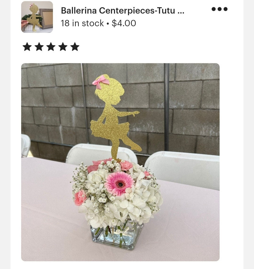 Ballerina Centerpieces-Tutu ballerina centerpiece picks-ballerina birthday centerpiece-tutu centerpiece-ballerina cuts-tutu birthday cut